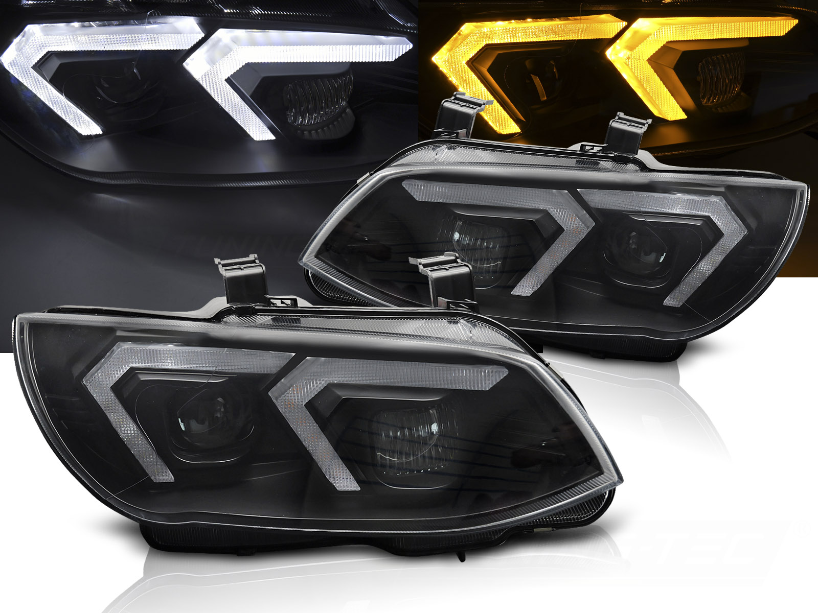 Predné svetlá BMW E92 E93 LCI 10-13 Full LED Black