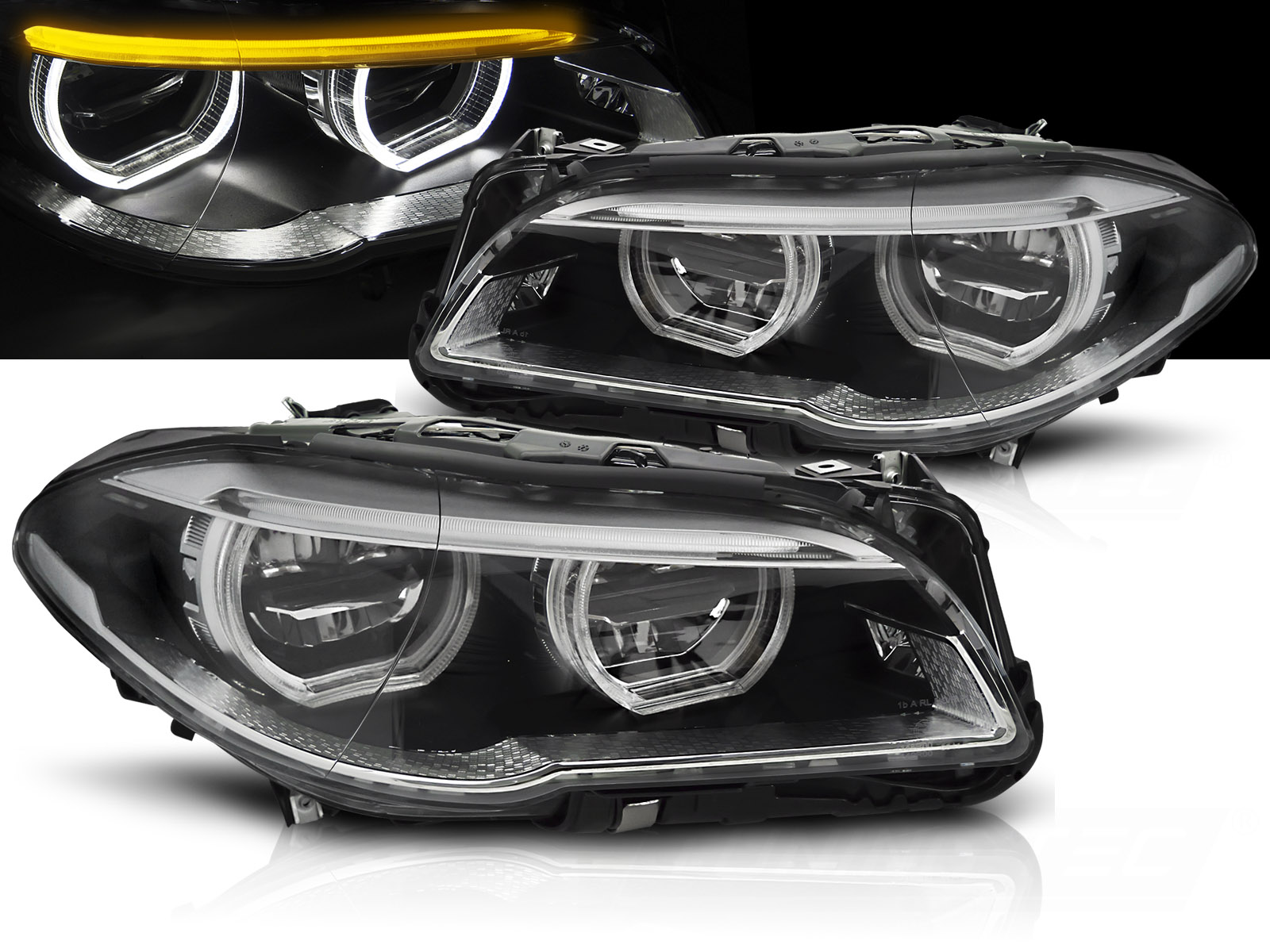 Predné svetlá BMW F10 F11 10-13 Full LED Dynamic