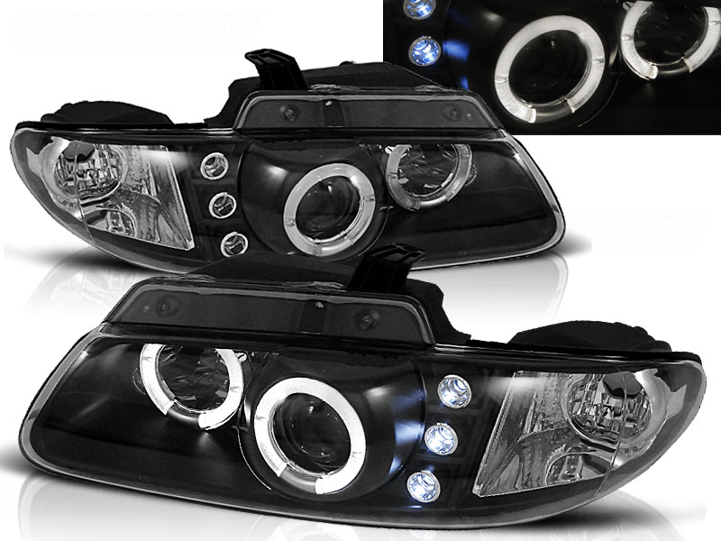 Predné svetlá Chrysler Voyager Angel Eyes Black