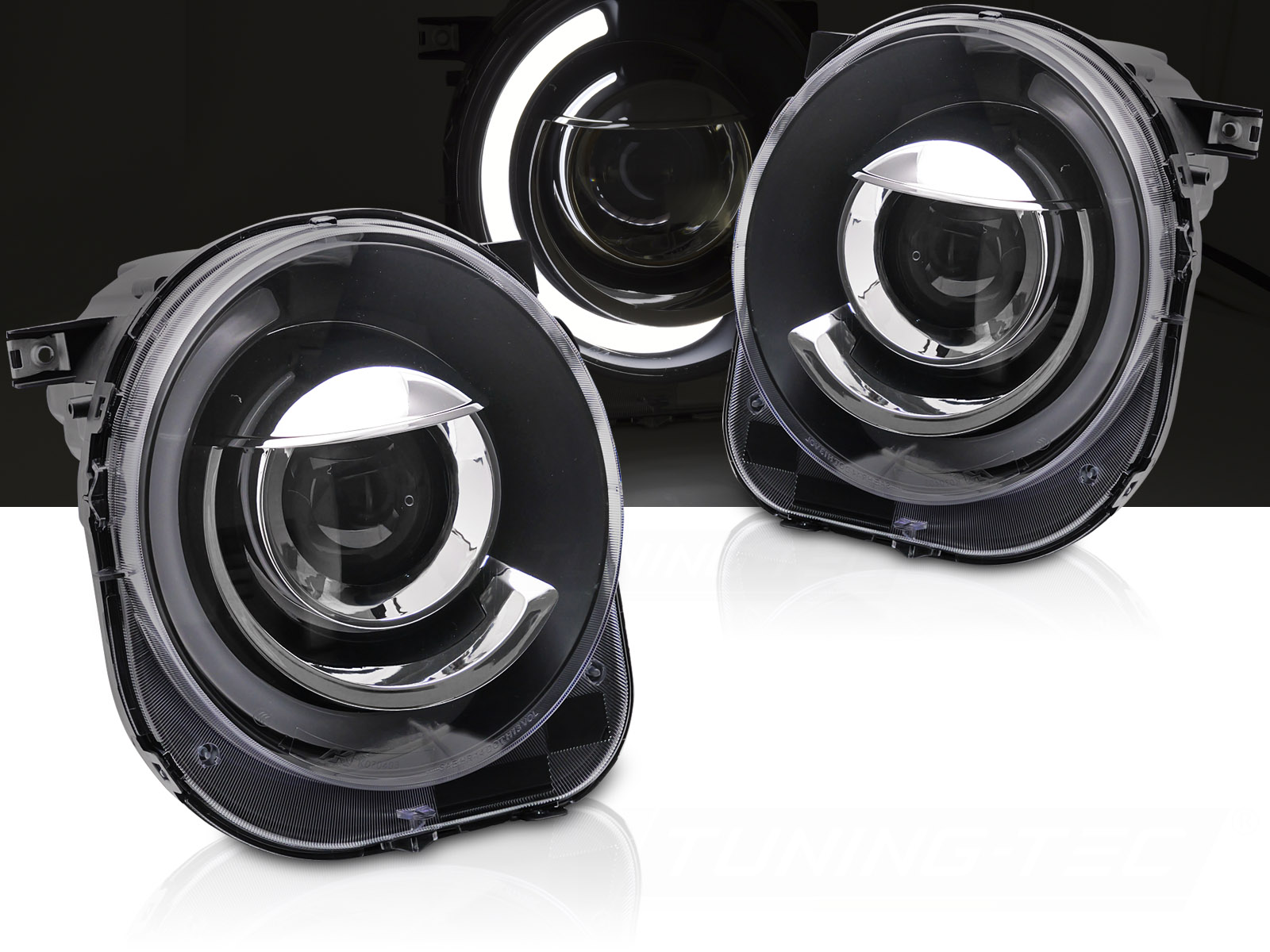Predné svetlá Jeep Renegade 14- Tube Light Black