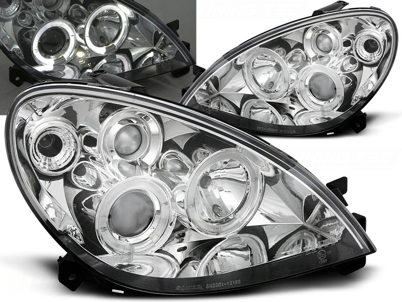 Predné svetlá Citroën Xsara 00-04 Angel Eyes Chrome
