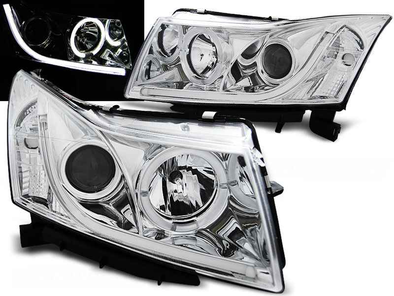 Predné svetlá Chevrolet Cruze 09-12 Tube Light Chrome