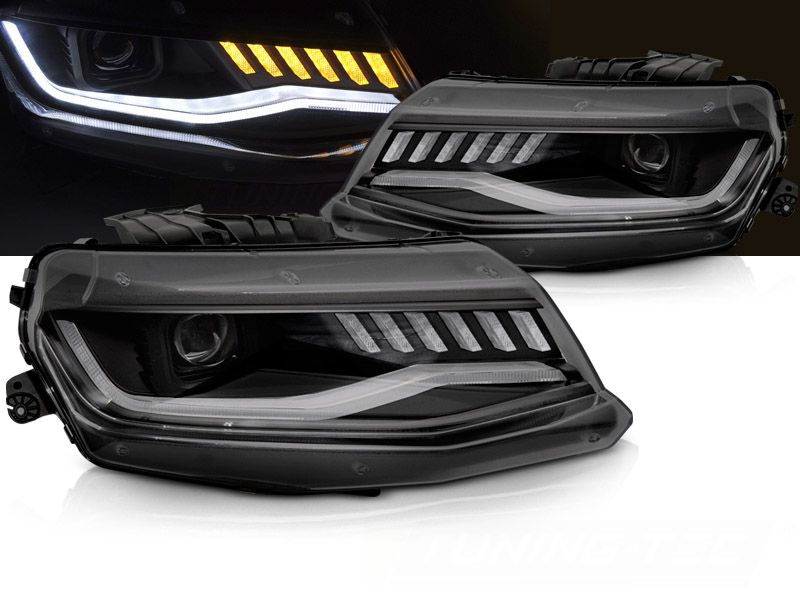 Predné svetlá Chevrolet Camaro 16-18 Xenón Black