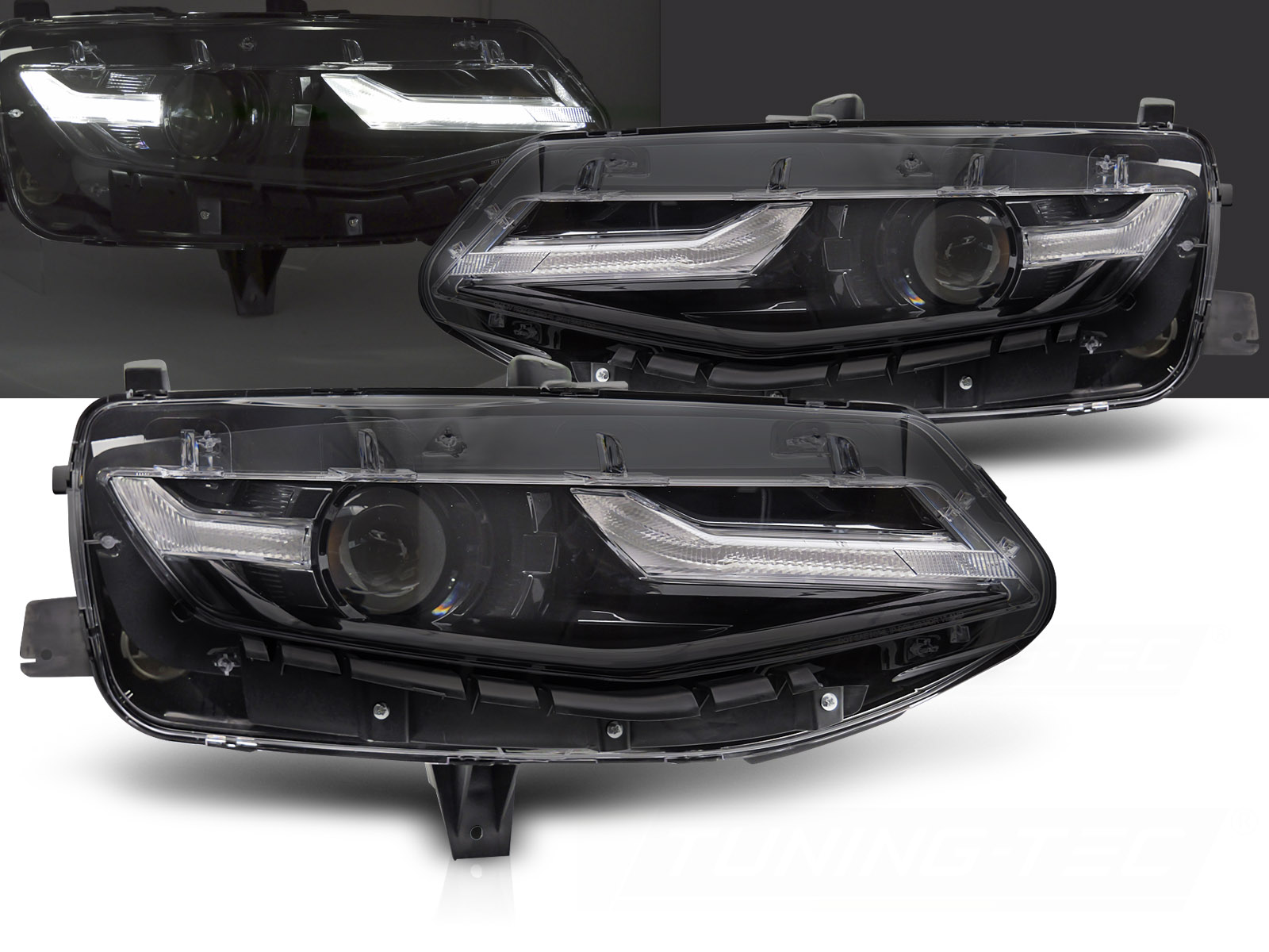 Predné svetlá Chevrolet Camaro 19-23 Full LED Black