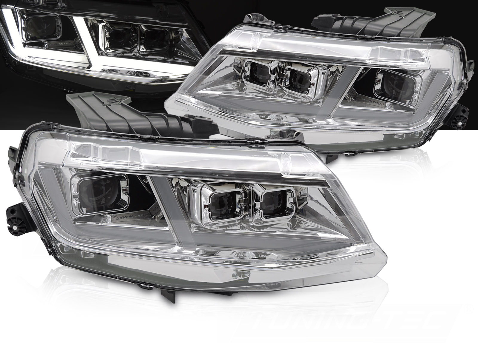 Predné svetlá Chevrolet Camaro 16-18 Full LED Chrome