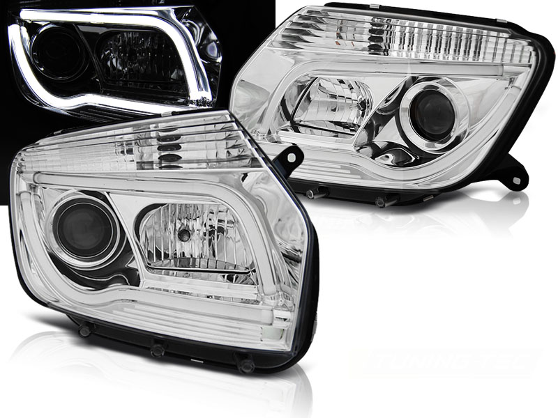 Predné svetlá Dacia Duster Tube Light Chrome
