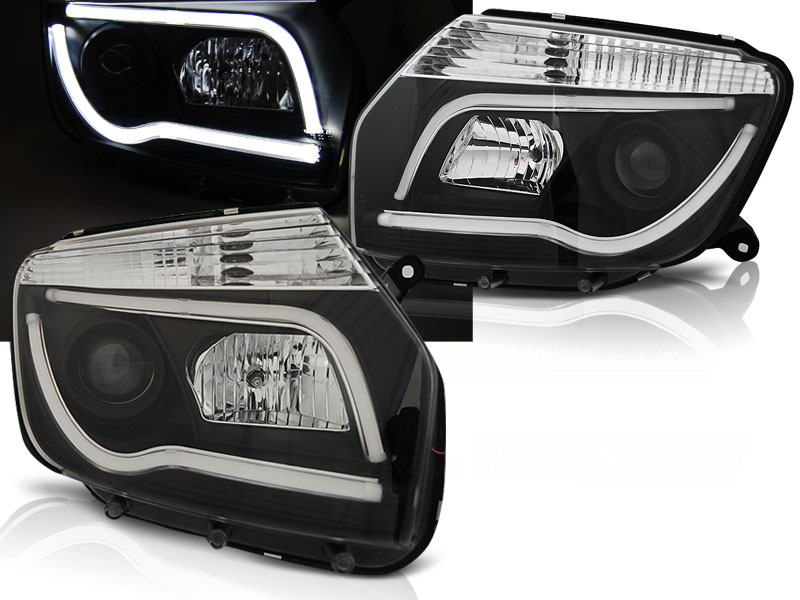 Predné svetlá Dacia Duster Tube Light Black