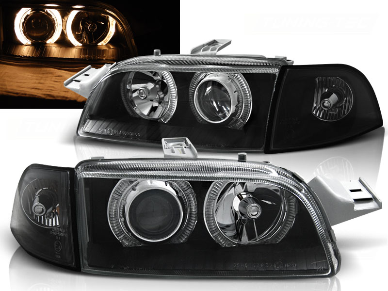 Predné svetlá Fiat Punto 1 93-99 Angel Eyes Black