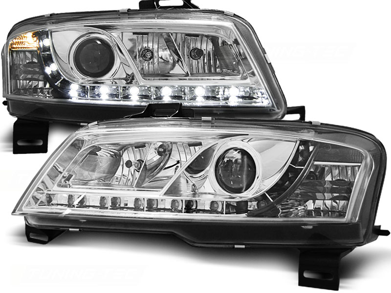 Predné svetlá Fiat Stilo 01-08 3D Devil Eyes Chrome