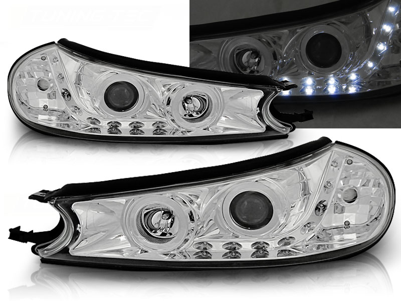 Predné svetlá Ford Mondeo 96-00 Devil Eyes Chrome