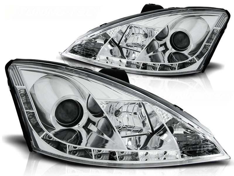 Predné svetlá Ford Focus 1 98-01 Devil Eyes Chrome