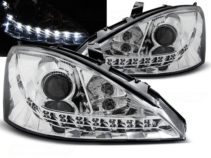 Predné svetlá Ford Focus 98-01 DE Chrome