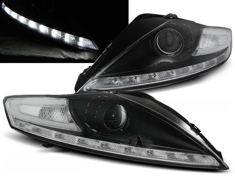 Predné svetlá Ford Mondeo 07-10 Devil Eyes Black