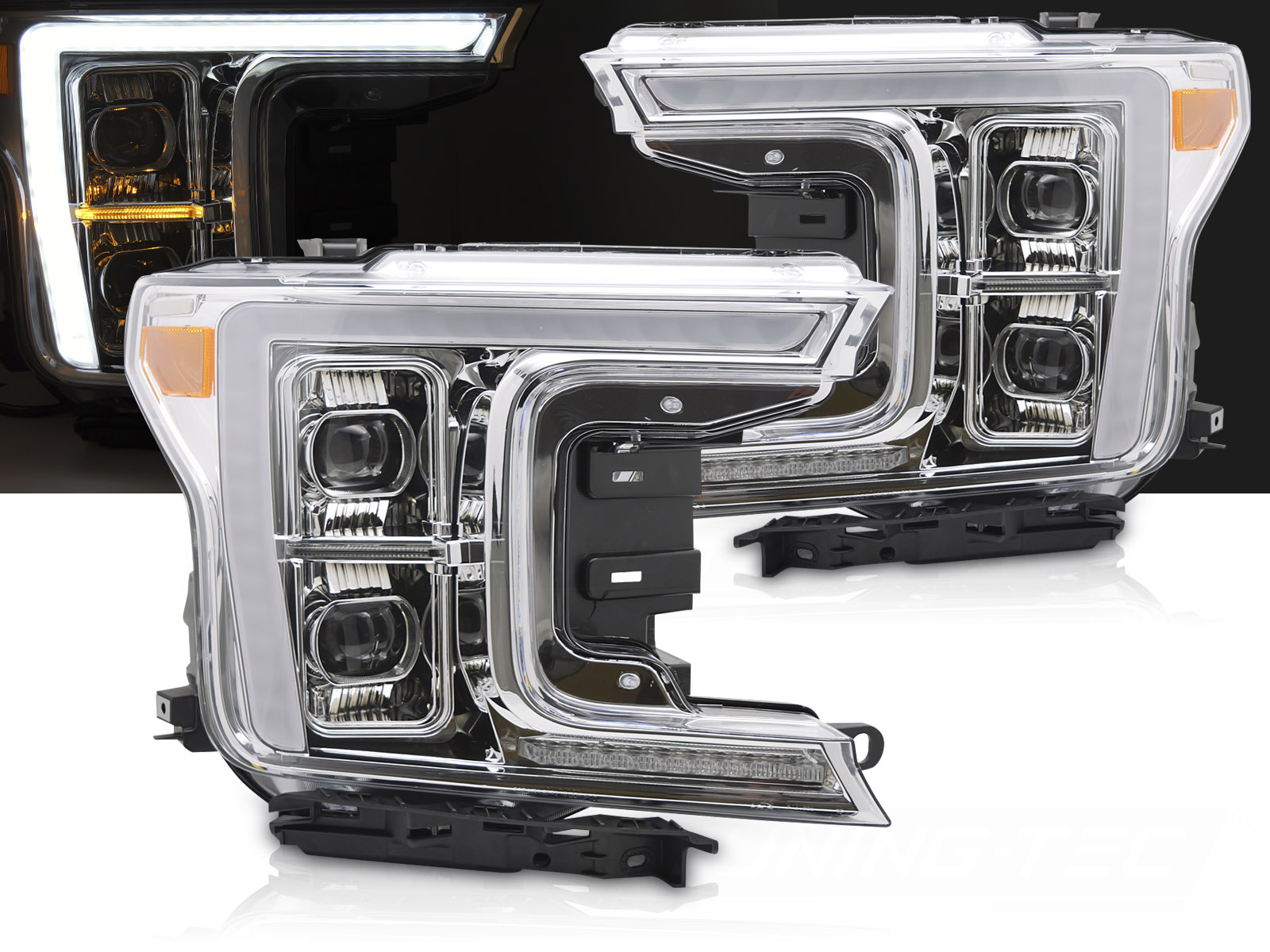 Predné svetlá Ford F150 MK13 17-20 Full LED Chrome