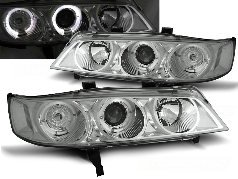 Predné svetlá Honda Accord 94-97 Angel Eyes Chrome