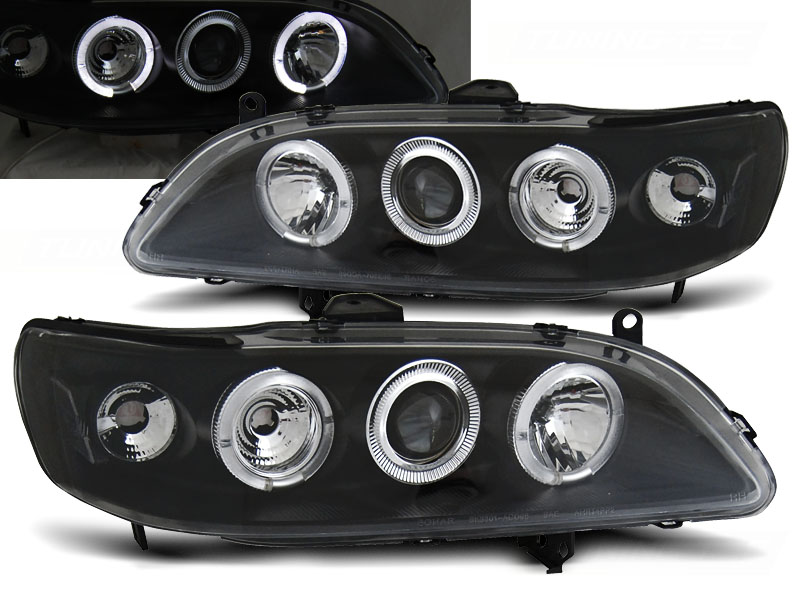 Predné svetlá Honda Accord 98-02 Angel Eyes Black