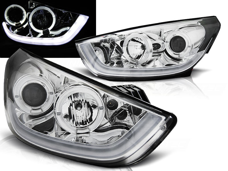 Predné svetlá Hyundai ix35 Chrome