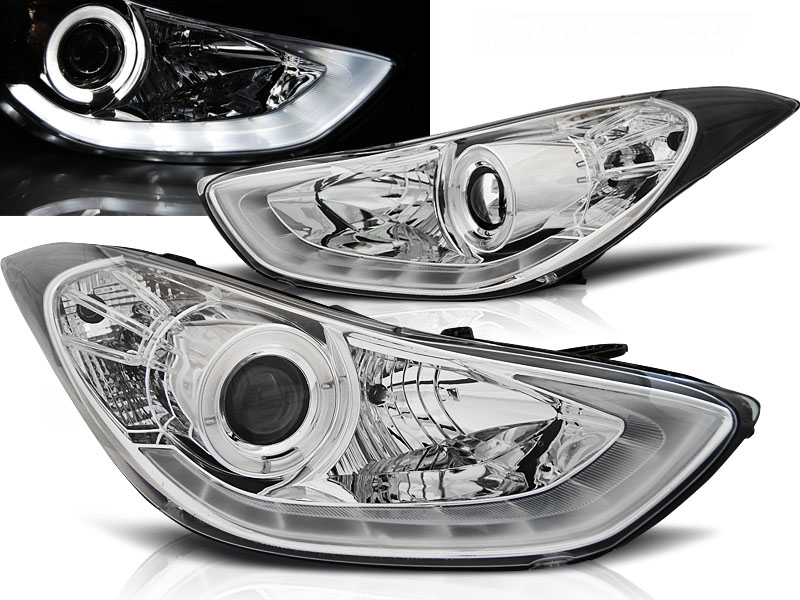 Predné svetlá Hyundai Elantra 10-15 Chrome