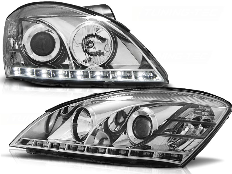 Predné svetlá Kia Ceed 06-09 Devil Eyes Chrome