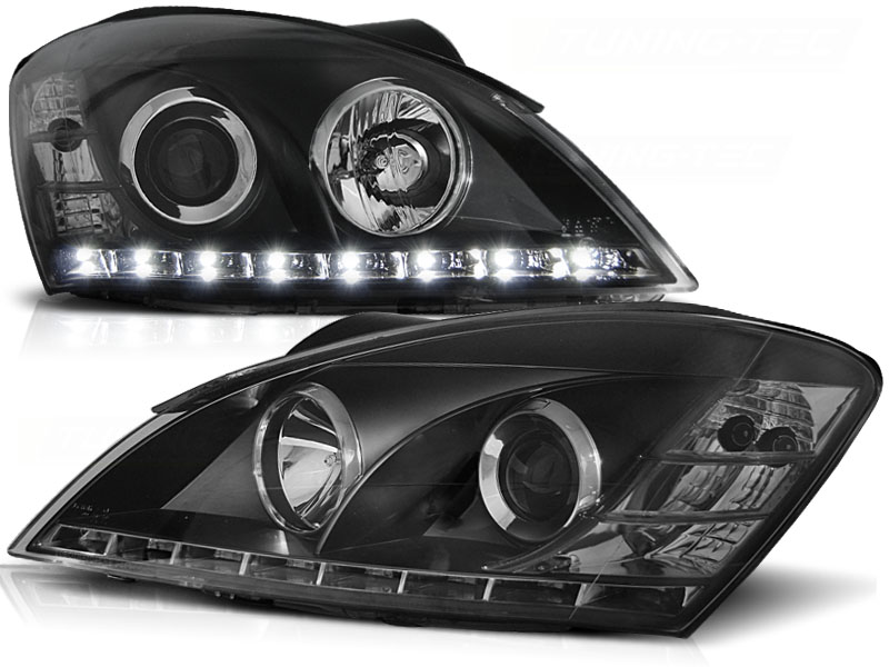 Predné svetlá Kia Ceed 06-09 Devil Eyes Black