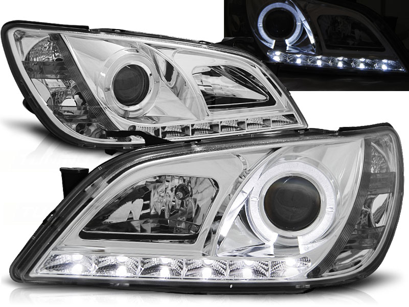 Predné svetlá IS 98-05 Devil Eyes Lexus Chrome