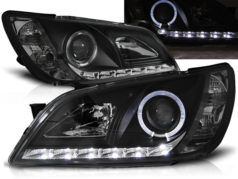 Predné svetlá IS 98-05 Devil Eyes Lexus Black