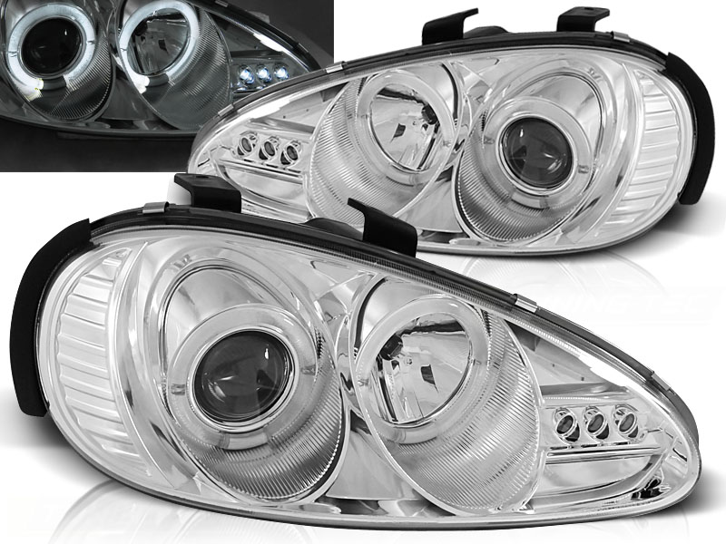 Predné svetlá Mazda MX3 Angel Eyes Chrome