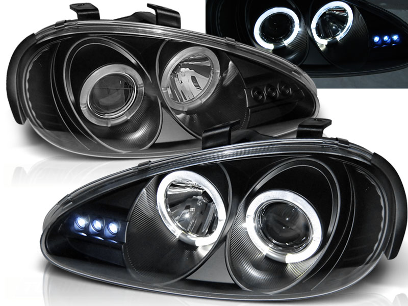 Predné svetlá Mazda MX3 Angel Eyes Black