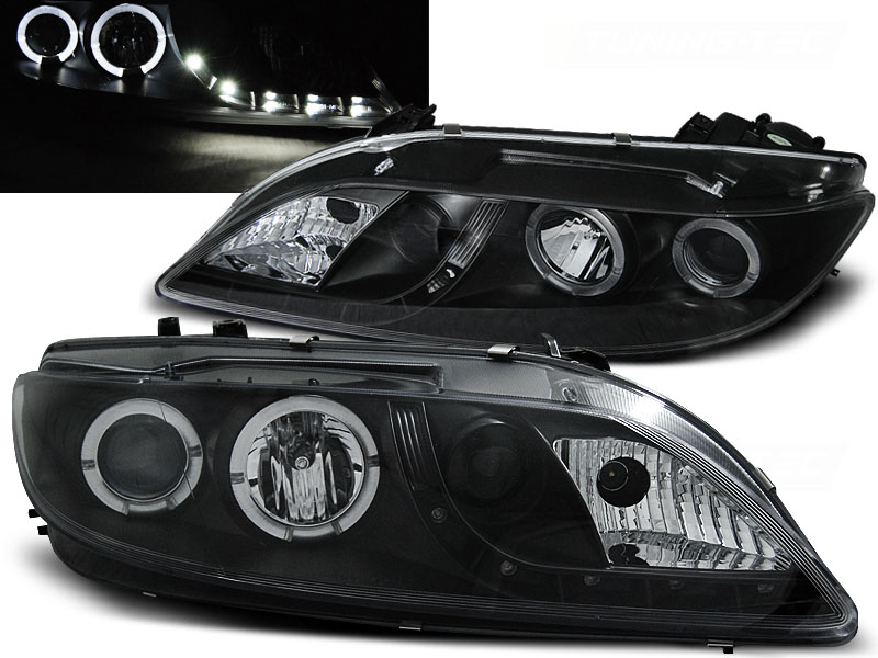 Predné svetlá Mazda 6 02-07 Devil Eyes Black