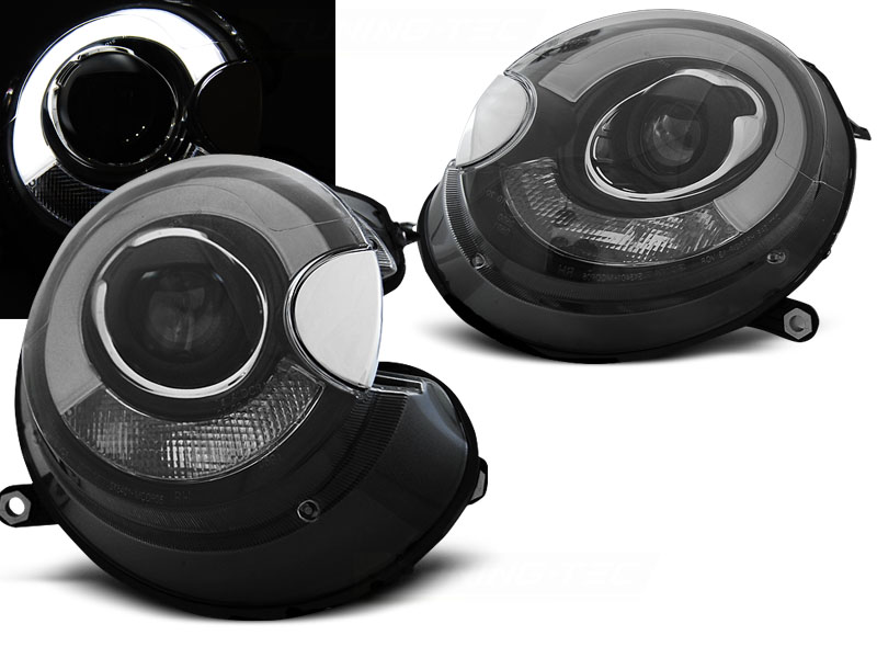Predné svetlá Mini Cooper 06-14 Tube Light Black