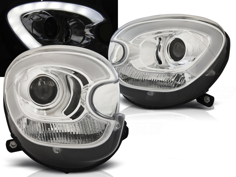 Predné svetlá Mini Cooper R60 R61 Countryman Tube Chrome