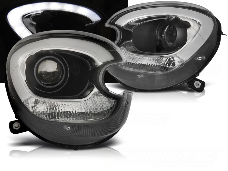 Predné svetlá Mini Cooper R60 R61 Countryman Tube Xenón Black