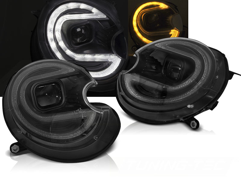 Predné svetlá Mini Cooper 06-14 Xenón Black