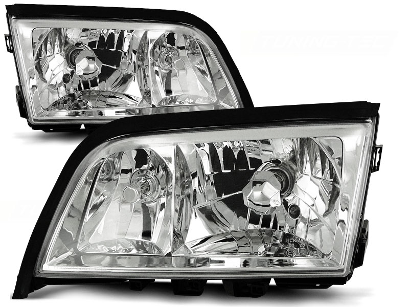 Predné svetlá Mercedes W202 C 93-00 Chrome - 08