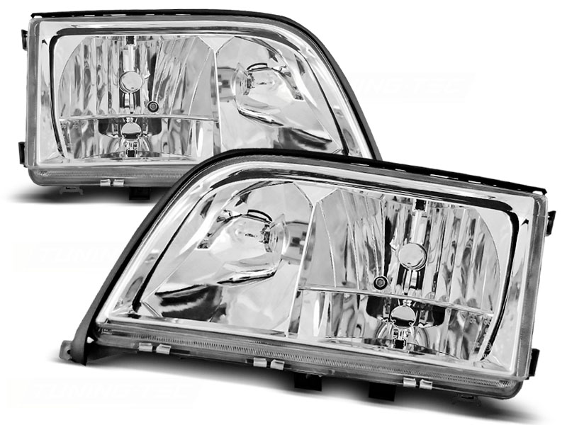 Predné svetlá Mercedes W140 S-Trieda 91-98 Chrome - 19