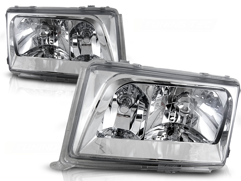 Predné svetlá Mercedes W124 85-93 Chrome