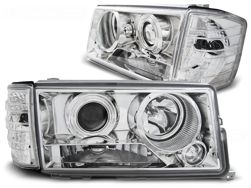 Predné svetlá Mercedes W201/190 82-93 Chrome - 45