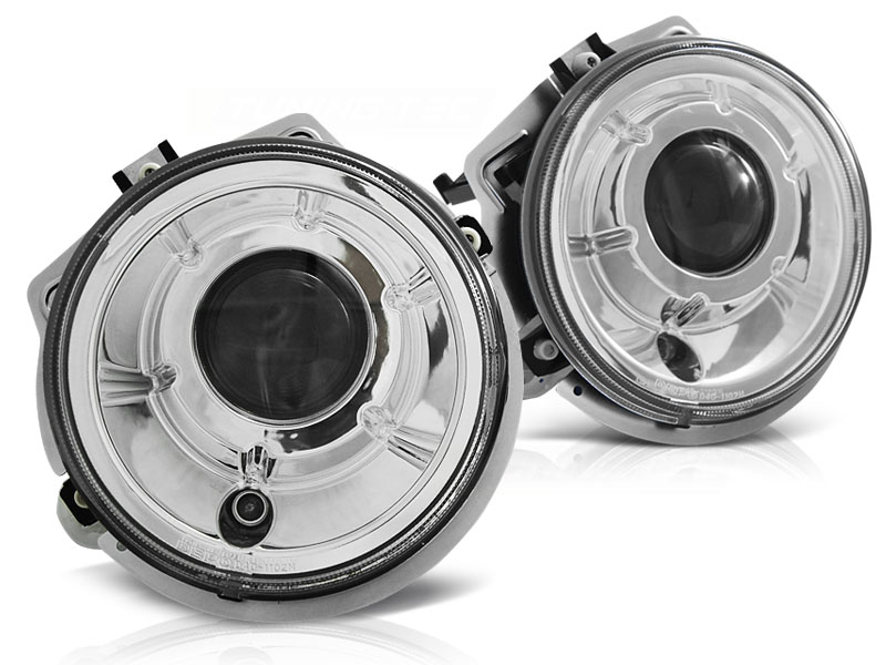 Predné svetlá Mercedes G W463 92-06 Chrome