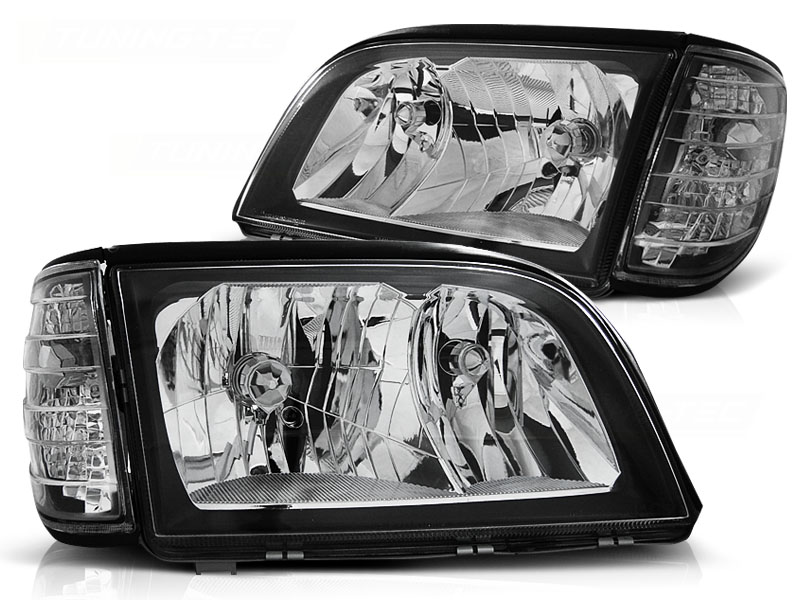 Predné svetlá Mercedes W140 S-Trieda 91-98 Black