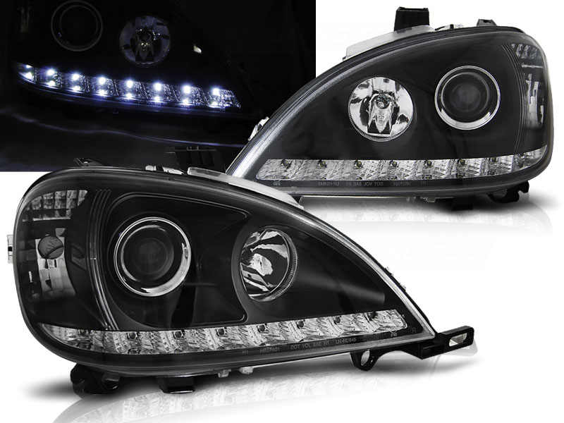 Predné svetlá Mercedes W163 01-05 Black