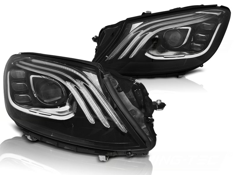 Predné svetlá Mercedes S W222 13-17 LED Black