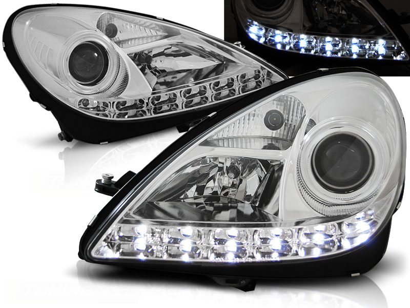 Predné svetlá Mercedes R171 SLK 04-11 Xenón DE Chrome