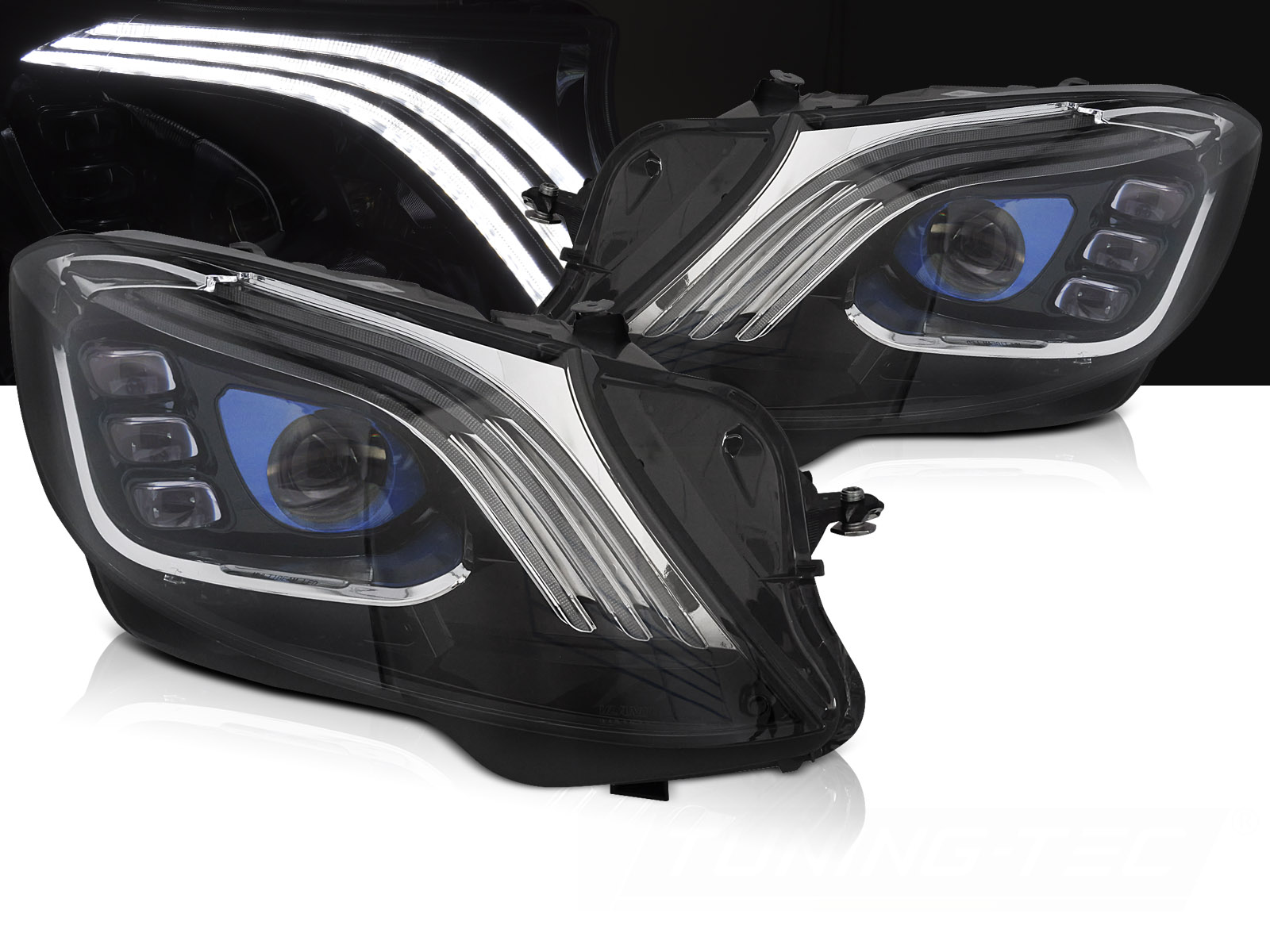 Predné svetlá Mercedes S W222 13-17 Full LED Black