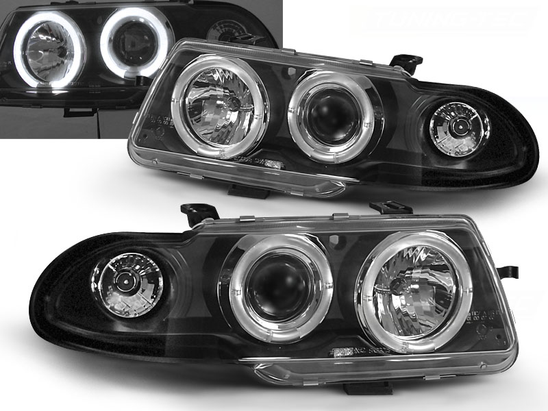 Predné svetlá Opel Astra F 91-94 Angel Eyes Black
