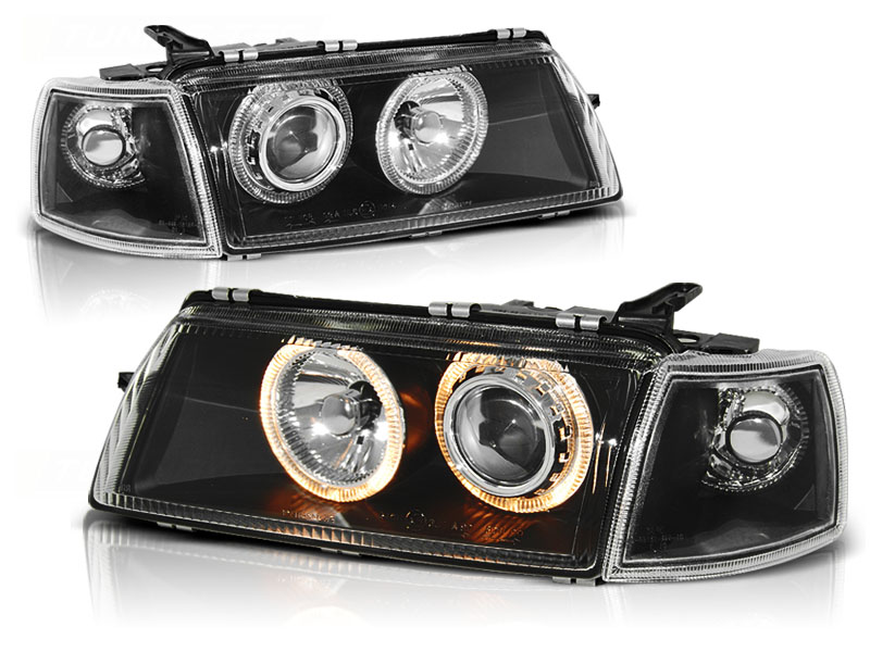 Predné svetlá Opel Vectra A 88-95 FK Angel Eyes Black