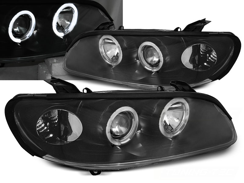 Predné svetlá Opel Omega B 94-99 Angel Eyes Black