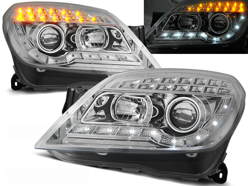 Predné svetlá Opel Astra H 04-09 Devil Eyes Chrome - 51
