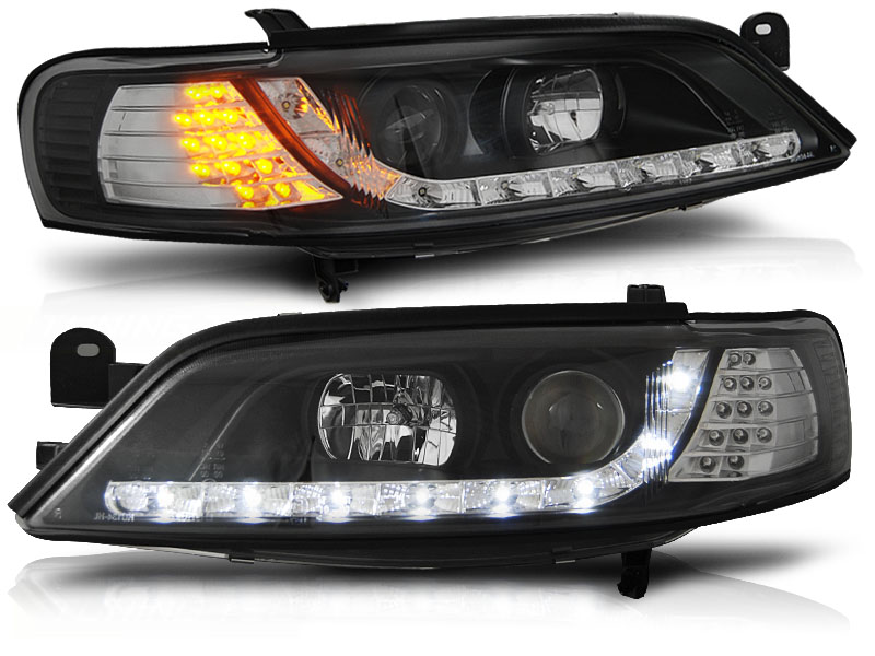 Predné svetlá Opel Vectra B 96-98 s smerovkami LED Black