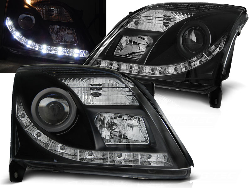 Predné svetlá Opel Vectra C 02-05 Devil Eyes Black