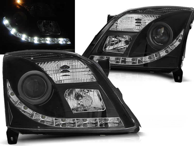 Predné svetlá Opel Vectra C Devil Eyes Black
